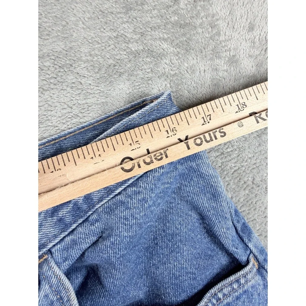 Wrangler ProGear Double Front Work Pants Mens 34x30 Denim Canvas Logger